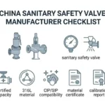 Lista de Verificação do Fabricante de Válvulas de Segurança Higiênicas da China