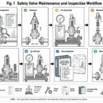 Safety valve maintenance workflow diagram