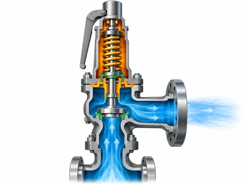 Chlorine service safety valves require review of process-wetted, outlet-exposed and function-critical component zones.