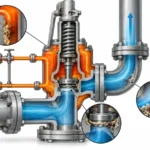 Jacketed safety valve plugging zones around the heated body, inlet, seat and discharge where deposits may still develop.