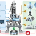 Conceptual separation between an API 527 seat-tightness test result and other LPG safety-valve suitability checks.