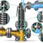 Safety valves for sour gas require review of pressure-retaining, wetted, trim, spring, bellows, seal and fastener zones.