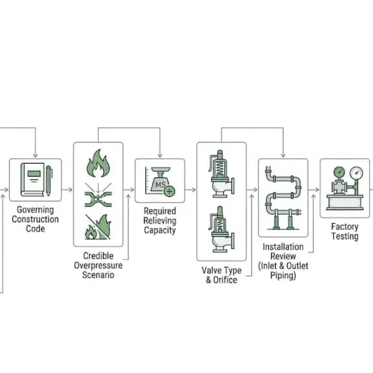 Safety Valve Standards Decision Map