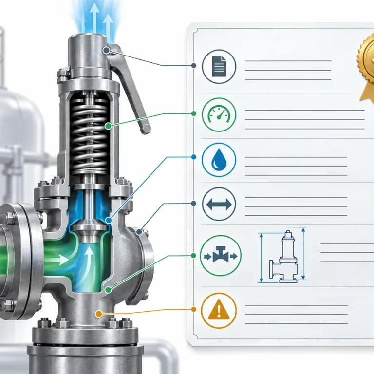 Registro de capacidade certificada anotado mostrando o valor de classificação juntamente com meio, faixa de pressão, geometria de fluxo e condições de aplicabilidade.