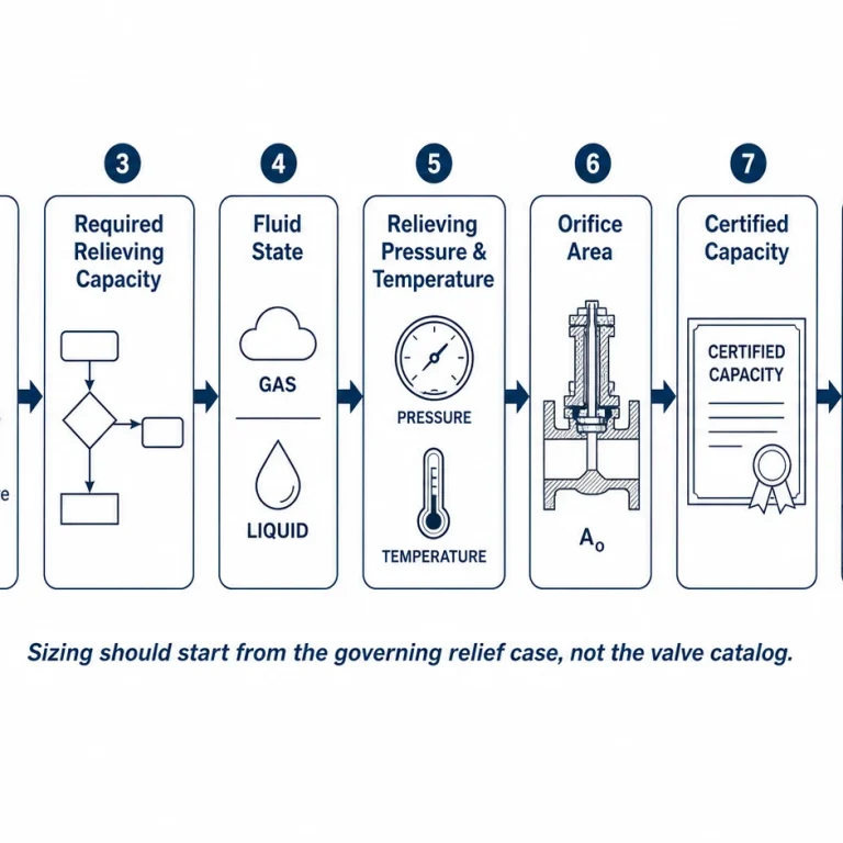 Safety valve sizing workflow